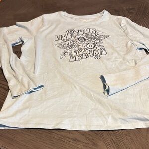 Wonder Nation Light Blue Long Sleeve Tee